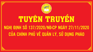Nghị định số 137/2020/NĐ-CP phòng chống pháo nổ dịp tết Nguyên Đán 2025